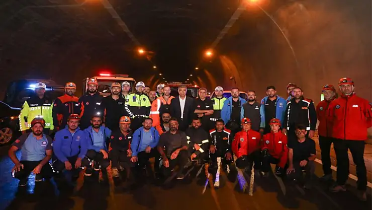 Trafik kazası tatbikatı gerçekleştirildi