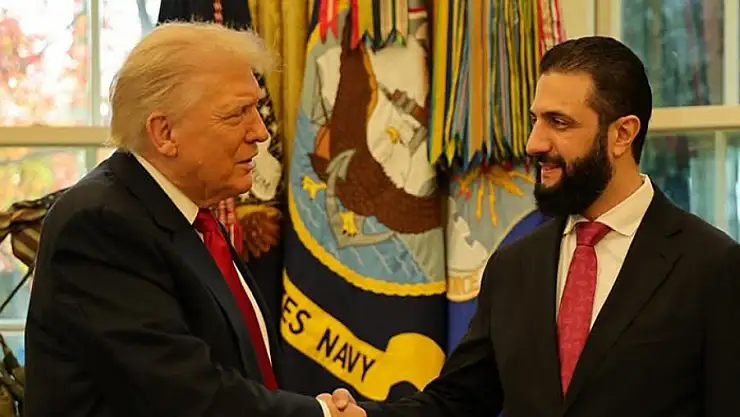 Trump ile Suriye Devlet Başkanı eş-Şara arasında esprili sohbet