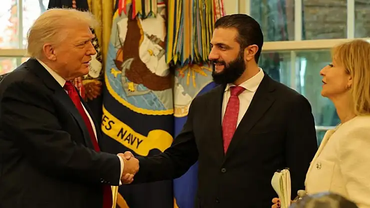 Trump ve eş-Şara bölgesel ve uluslararası konuları ele aldı