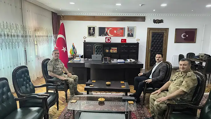 Tuğgeneral Avkıran'dan Kaymakam Arslanargun'a ziyaret