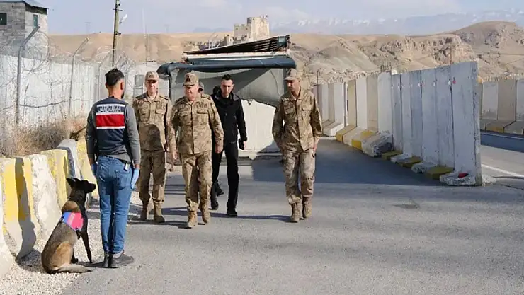 Tuğgeneral Avkıran, Gürpınar'da incelemelerde bulundu