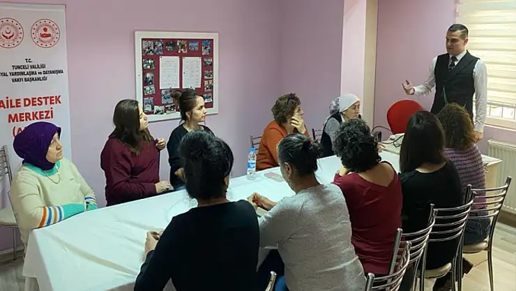 Tunceli'de, tüketiciyi bilgilendirme eğitimleri sürüyor