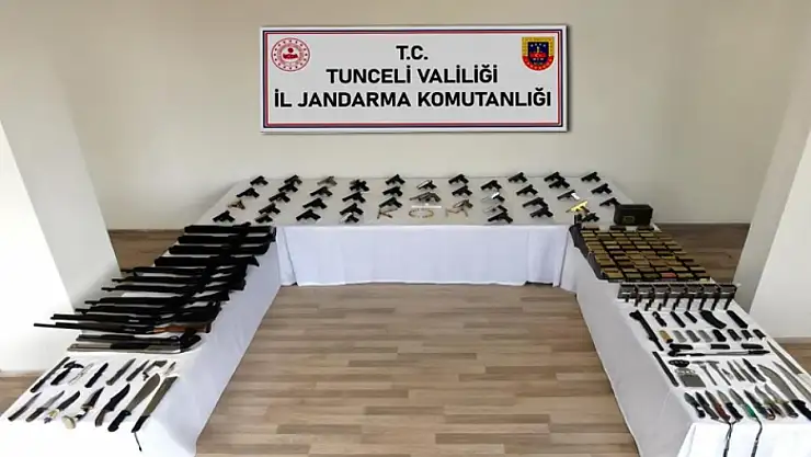 Tunceli merkezli 31 ilde silah kaçakçılarına operasyon
