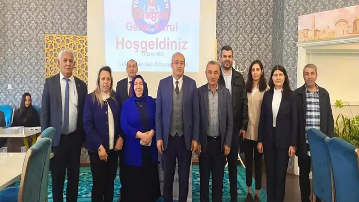 Türk Haber-Sen Erzurum Şubesi'nde ilk kadın başkan dönemi