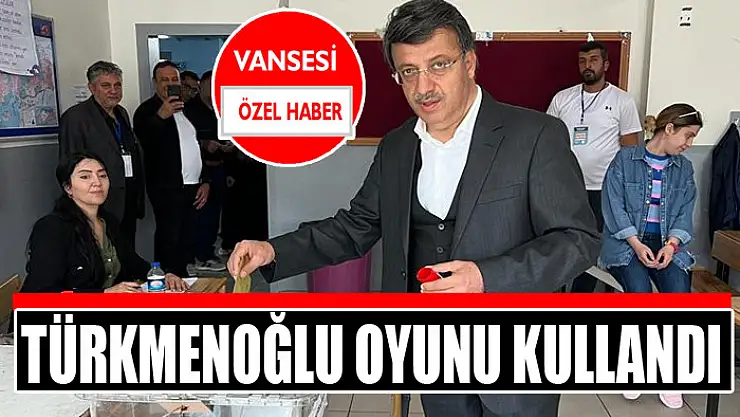 Türkmenoğlu oyunu kullandı