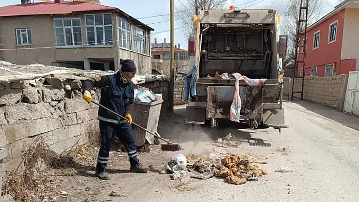 Tuşba Belediyesi'nden temizlik çalışması