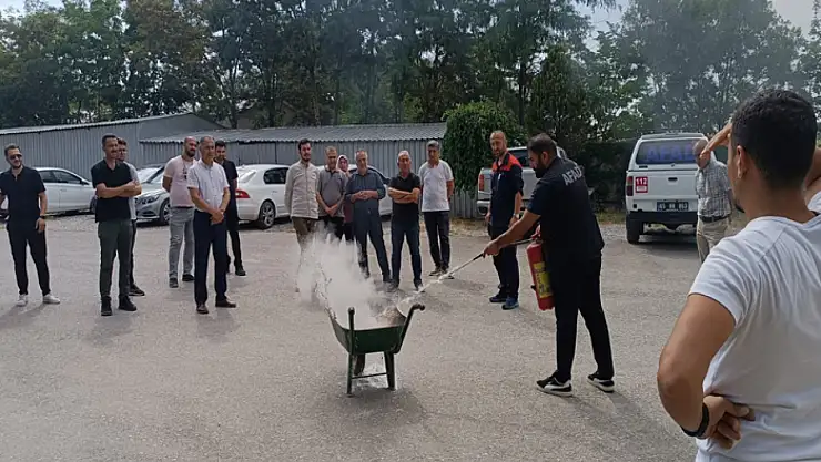 Tuşba İlçe Tarım Müdürlüğü personeline yangın farkındalık eğitimi