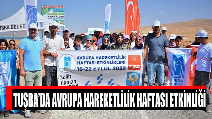 Tuşba'da Avrupa Hareketlilik Haftası etkinliği