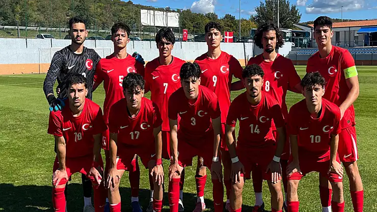 U19 Milli Futbol Takımı, Hazırlık Turnuvası'nda Danimarka'ya mağlup oldu