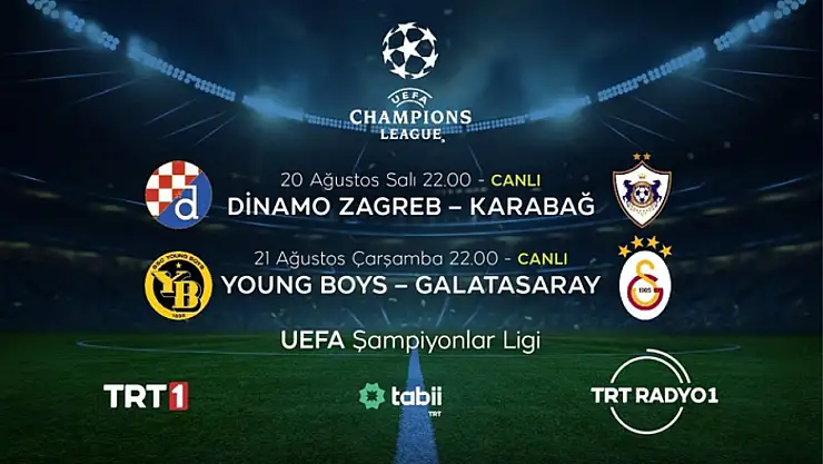 UEFA Şampiyonlar Ligi Play-Off heyecanı TRT'de yaşanacak