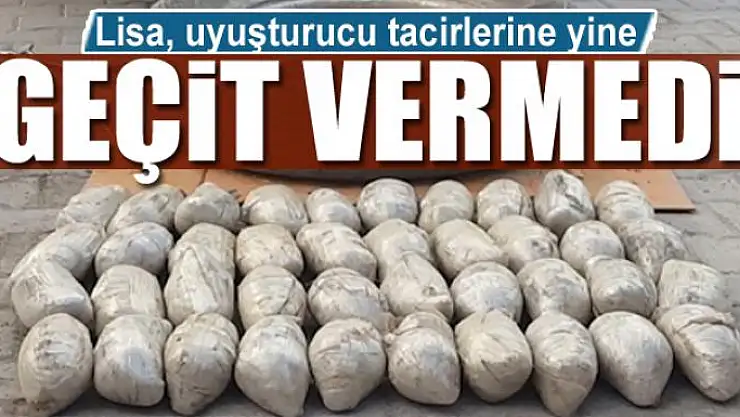Lisa, uyuşturucu tacirlerine yine geçit vermedi 