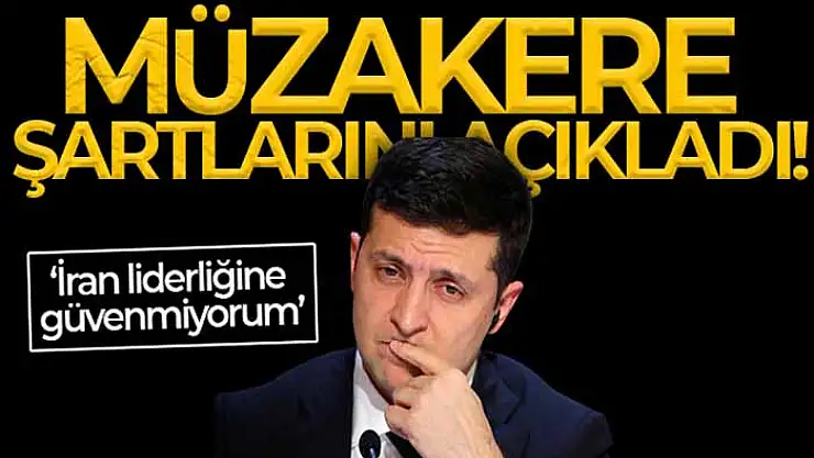 Ukrayna Devlet Başkanı Zelenskiy: 'İran liderliğine güvenmiyorum'