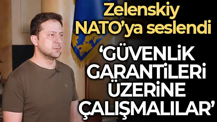 Ukrayna Devlet Başkanı Zelenskiy NATO'ya seslendi