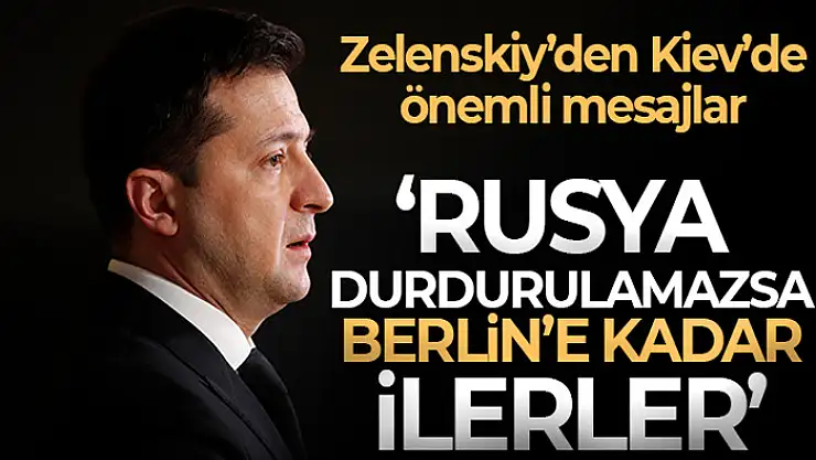 Ukrayna Devlet başkanı Zelenskiy'den Kiev'de önemli açıklamalar