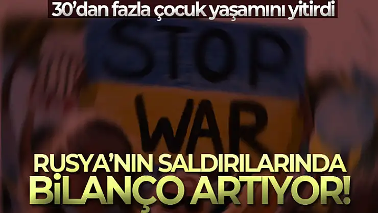Ukrayna'daki Rus saldırılarında 38 çocuk öldü, 71 çocuk yaralandı