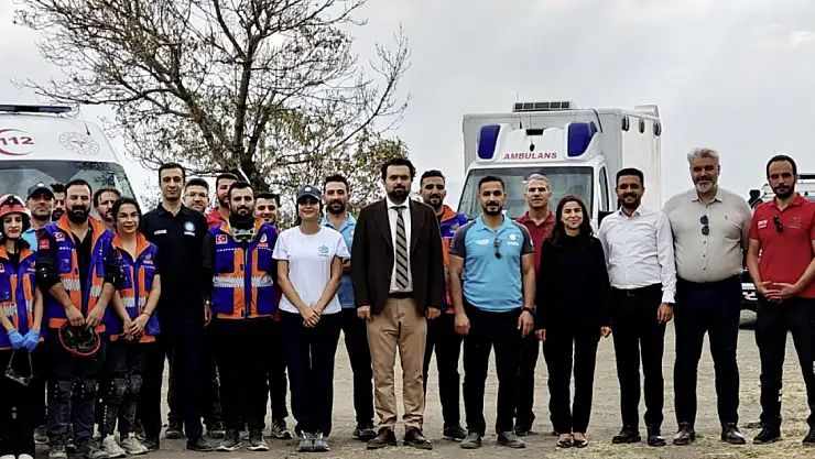 UMKE tatbikat kampında çalışmalar yerinde incelendi