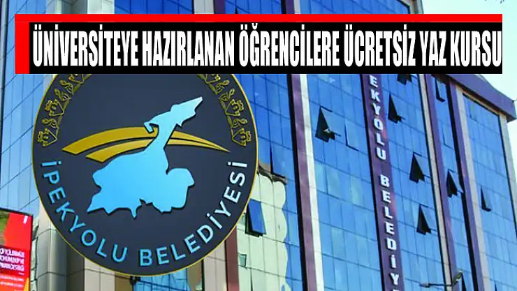 Üniversiteye hazırlanan öğrencilere ücretsiz yaz kursu