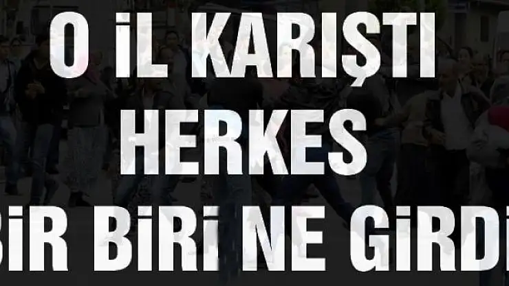 Taraftarlar birbirine girdi