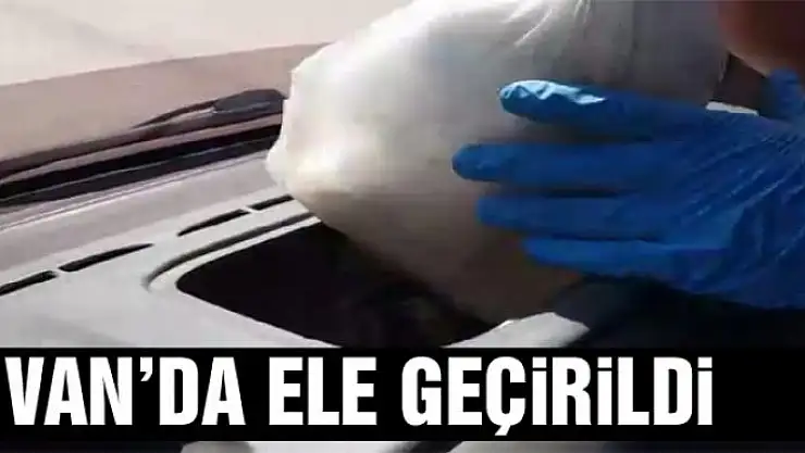 Van'da ele geçirildi 