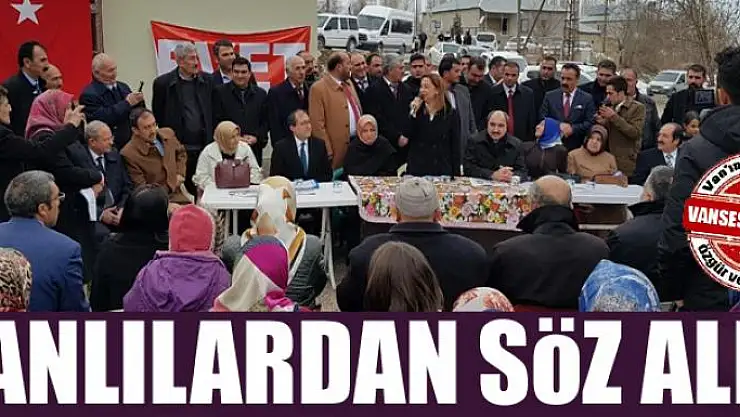 AK Partili Çalık Edremit halkıyla buluştu