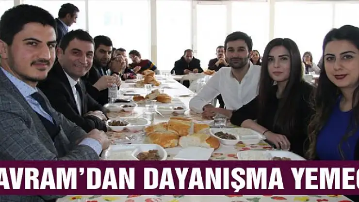 Kavram'dan dayanışma yemeği