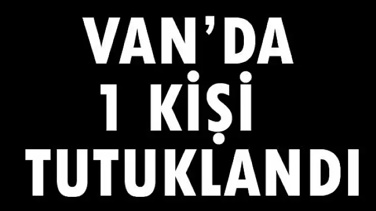 Van'da bir belediye encümeni 'öz yönetim'den tutuklandı