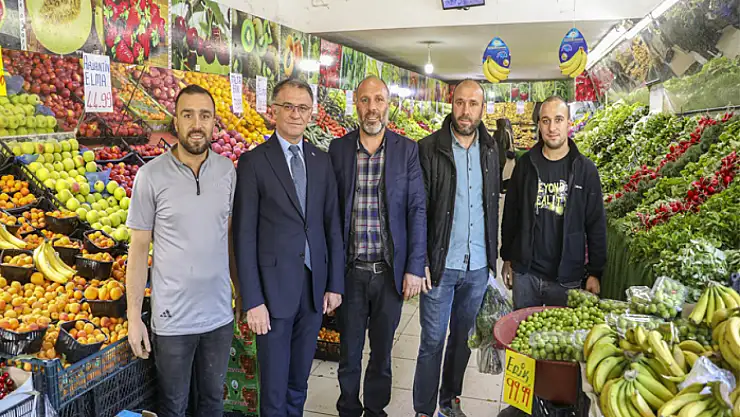 Vali Balcı'dan esnaflara ziyaret