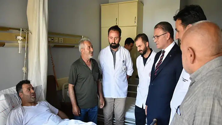 Vali Balcı'dan hastane ziyareti