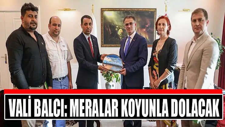 VALİ BALCI: MERALAR KOYUNLA DOLACAK