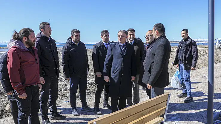 Vali Balcı sahil yolunda incelemelerde bulundu