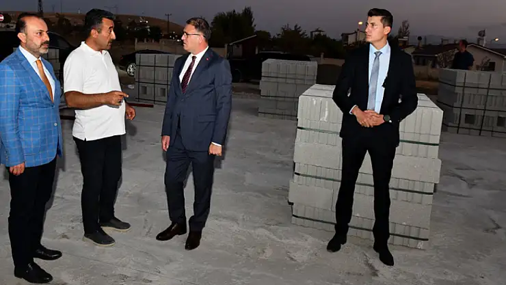 Vali Balcı, Şehirler Arası Otobüs terminali inşaatını inceledi