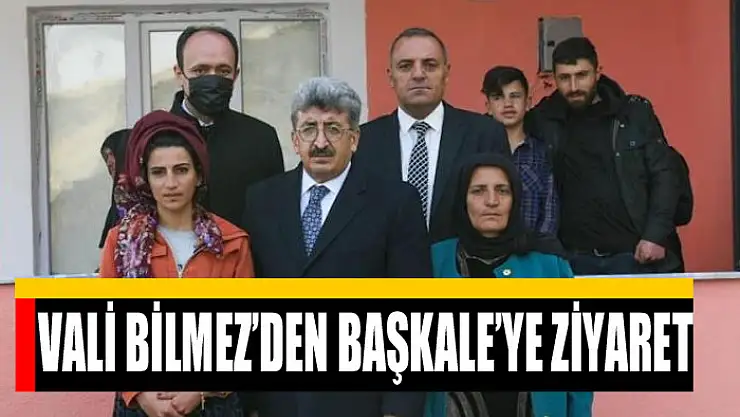 Vali Bilmez'den Başkale'ye ziyaret