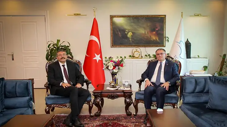 Vali Çelik'ten Vali Balcı'ya ziyaret
