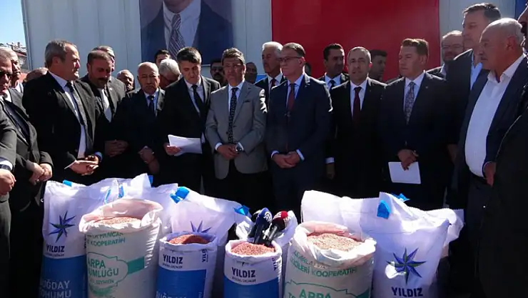 Van'da 11 bin 371 çiftçiye sertifikalı buğday ve arpa desteği