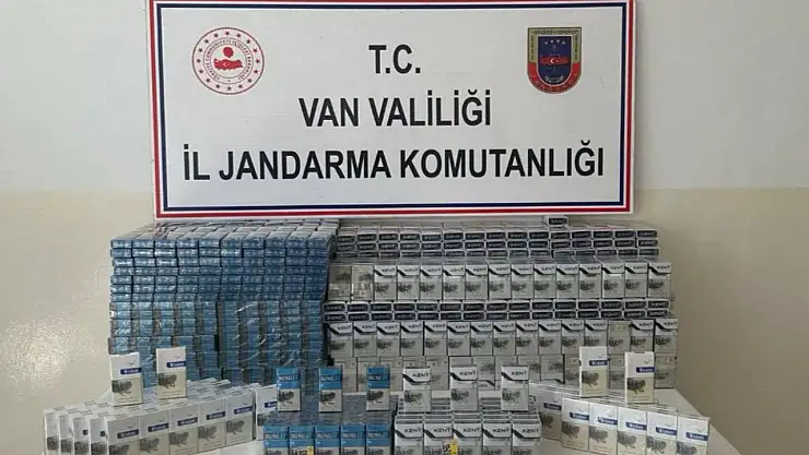Van'da 2.160 paket kaçak sigara ele geçirildi