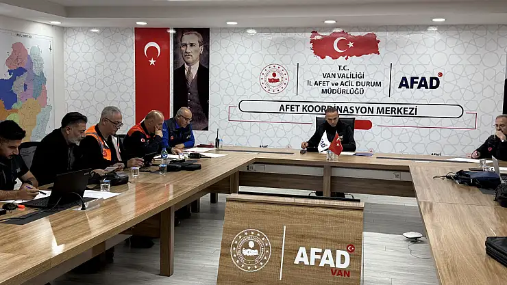 Van'da 2025 TAMP masa başı tatbikatı gerçekleştirildi