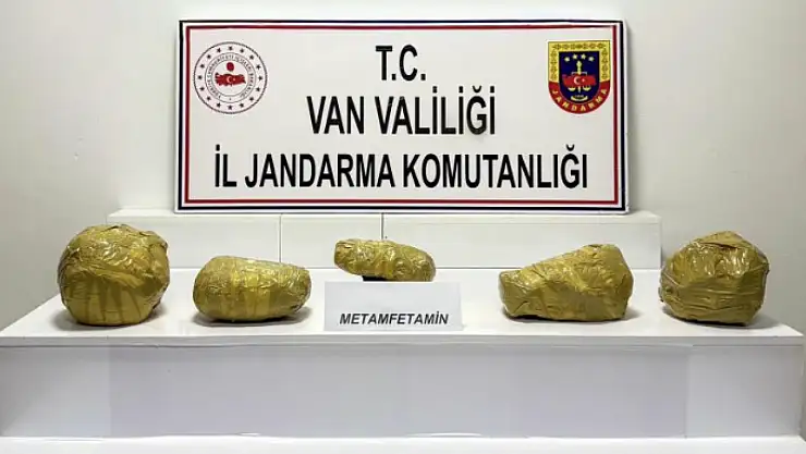 Van'da 21 kilo metamfetamin ele geçirildi