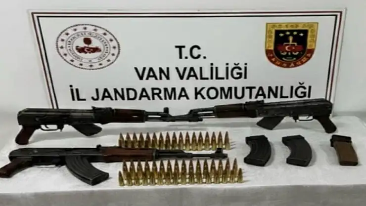 Van'da 3 adet uzun namlulu silah ele geçirildi