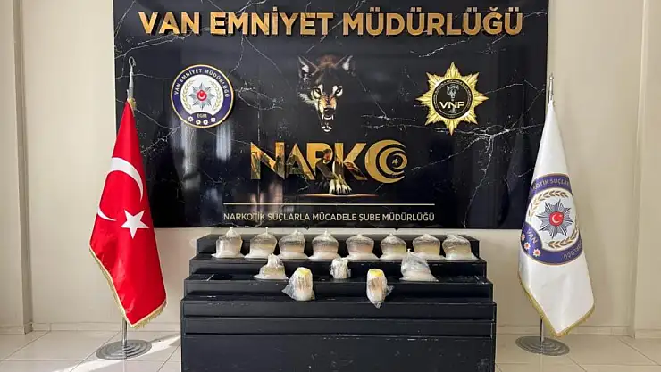 Van'da 50 kilo metamfetamin ele geçirildi