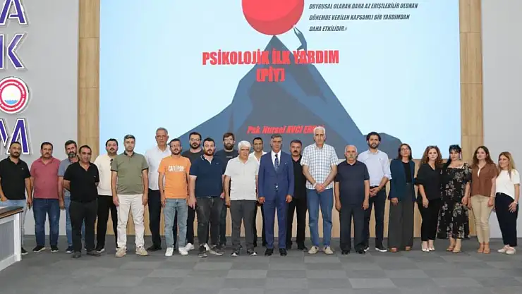 Van'da afetlere yönelik psikolojik ilk yardım eğitimi