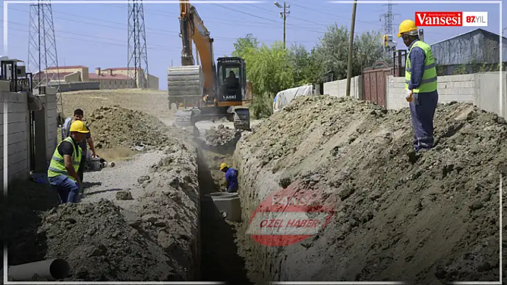 Van'da altyapı çalışmaları hız kazandı