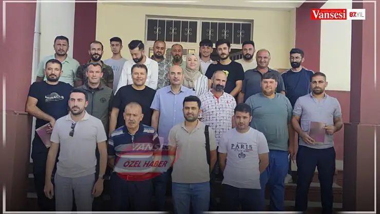 Van'da avcı kursu düzenlendi