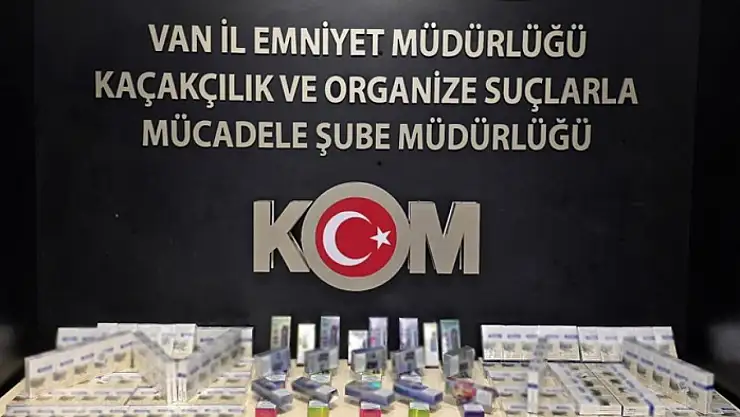 Van'da çok sayıda gümrük kaçağı malzeme ele geçirildi