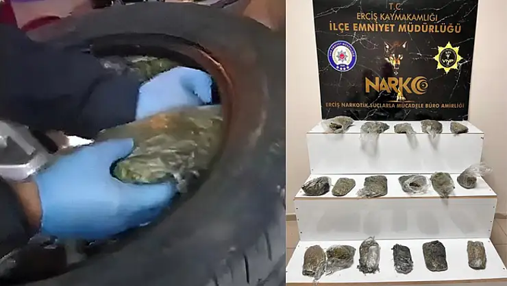 Van'da esrar ele geçirildi