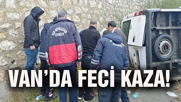 Van'da feci kaza! 2'si ağır 14 yaralı