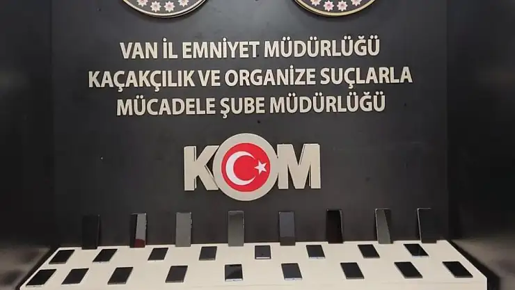 Van'da gümrük kaçağı malzeme ele geçirildi