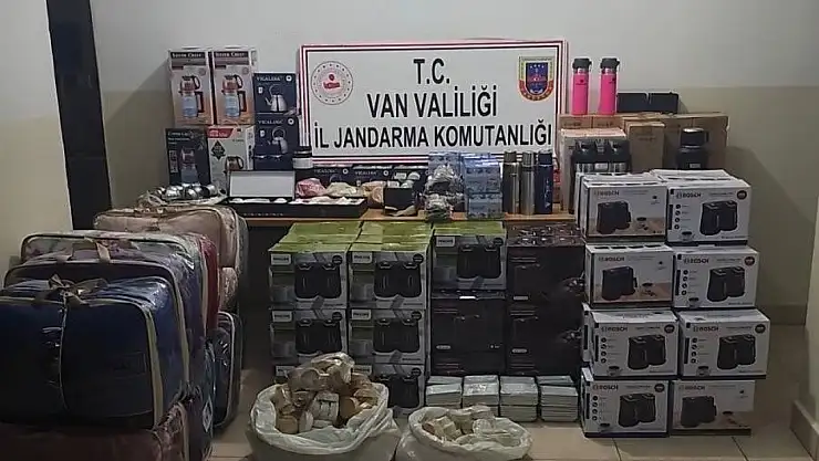 Van'da gümrük kaçağı malzeme ele geçirildi