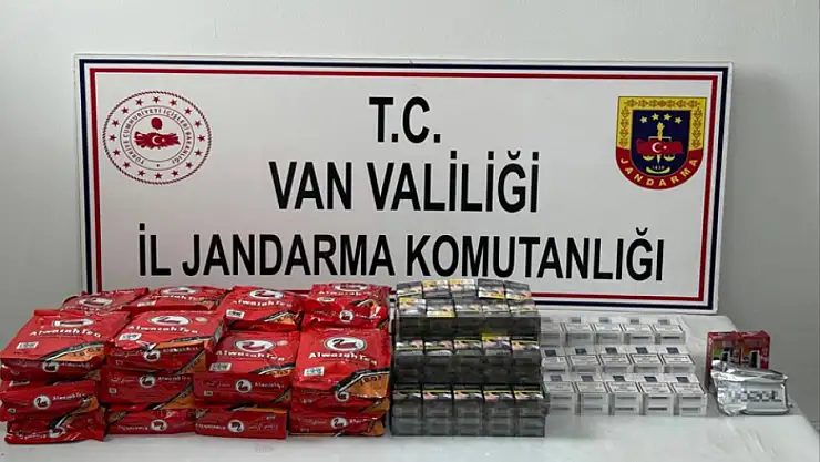 Van'da gümrük kaçağı malzemeler ele geçirildi