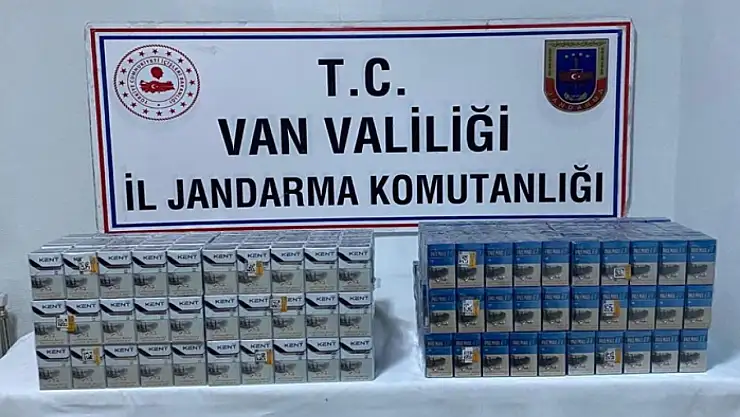 Van'da gümrük kaçağı sigara ve malzeme ele geçirildi