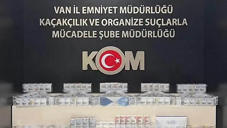 Van'da gümrük kaçakçılığı operasyonu